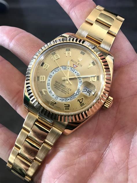 rolex sky dweller yellow gold and steel|rolex sky dweller prices.